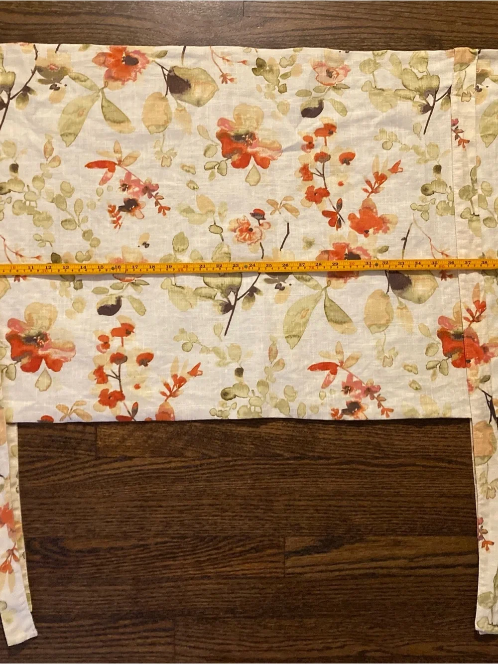 Floral Tie-Up Valance